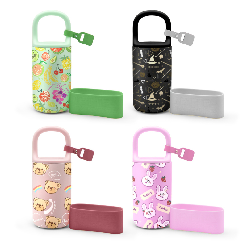 New Design Customized Gift Bottle 400ml Thermal Water Bottle Thermal Coffee Bottle With Handle