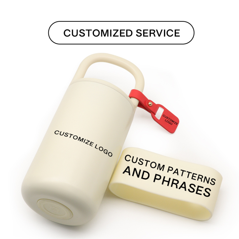 New Design Customized Gift Bottle 400ml Thermal Water Bottle Thermal Coffee Bottle With Handle