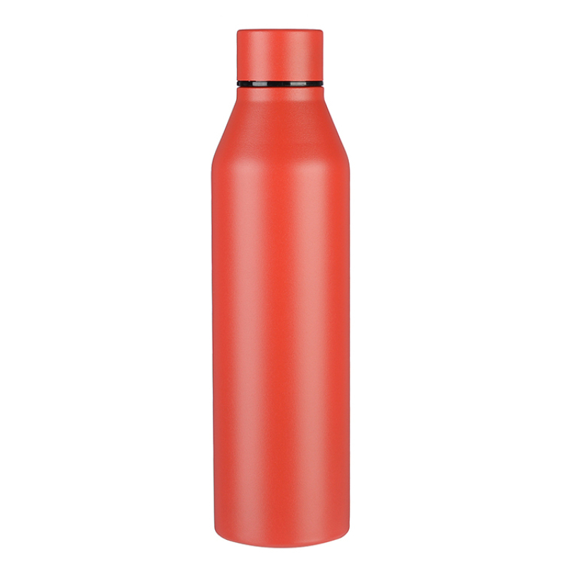 Hot Sale Stainless Steel Rubber Coated Body Drinking Vacuum Flask Cup New Design Wine Coke Thermos Bottle