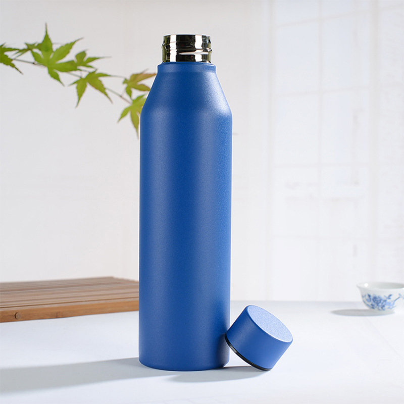 Hot Sale Stainless Steel Rubber Coated Body Drinking Vacuum Flask Cup New Design Wine Coke Thermos Bottle