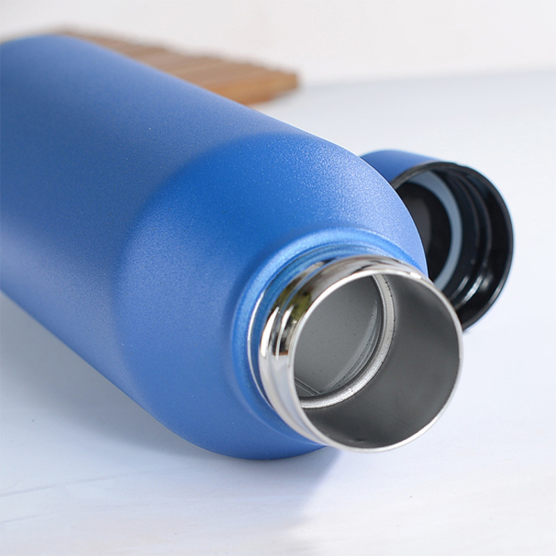 Hot Sale Stainless Steel Rubber Coated Body Drinking Vacuum Flask Cup New Design Wine Coke Thermos Bottle