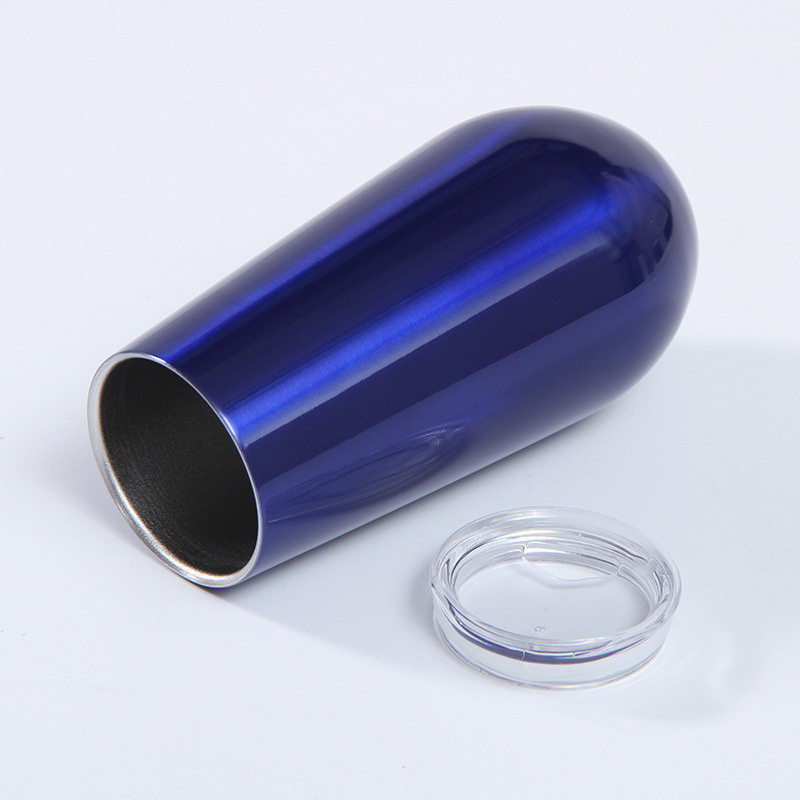 Wholesale 180ml Insulated Wine Champagne Flutes Cup Double Wall 18/8 Stainless Steel 6oz Wine Tumbler with Lid BPA free
