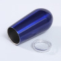 Wholesale 180ml Insulated Wine Champagne Flutes Cup Double Wall 18/8 Stainless Steel 6oz Wine Tumbler with Lid BPA free