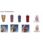 New design Different style 40oz Diamond Cup Car mounted large-capacity stainless steel thermos cup tumbler Sticker Drill Car Cup