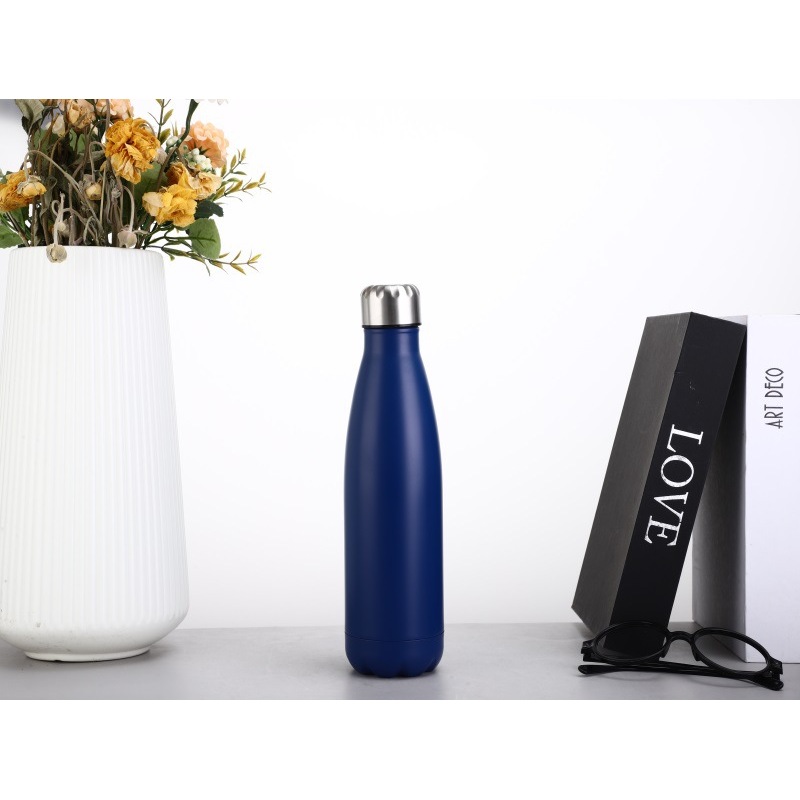Customized 20oz Portable Thermal Mug Washable Small Mouth Bottle Coke Bottle Car Mug Stainless Steel Insulated Shaped Mug