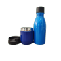 Custom 800ml Outdoor Sport Food & Water 2 in 1 Double Wall Stainless Steel Vacuum Flask Thermo Bottle