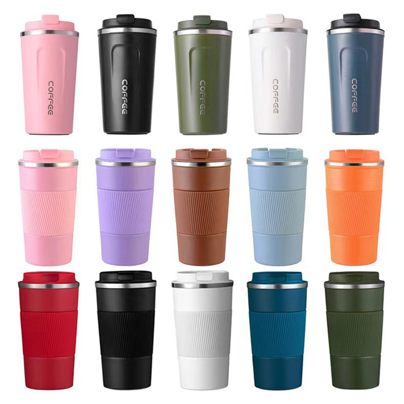 Custom logo 380ml 510ml Eco-friendly Vacuum Insulated Reusable Double Wall Stainless Steel Travel Coke Coffee Mug cups