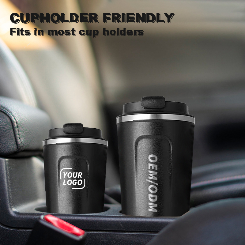 Custom logo 380ml 510ml Eco-friendly Vacuum Insulated Reusable Double Wall Stainless Steel Travel Coke Coffee Mug cups