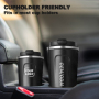Custom logo 380ml 510ml Eco-friendly Vacuum Insulated Reusable Double Wall Stainless Steel Travel Coke Coffee Mug cups