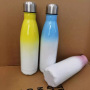 Two-color Coke Cup Student Outdoor Portable Sports Water Bottle Double Layer Vacuum Mountaineering