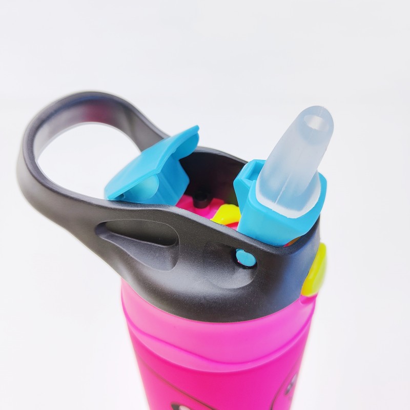 New Fashion Sports 304 Stainless Steel Water Bottle Double Wall Vacuum Flask with Handle