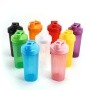 Promotional Gifts Protein Shaker Bottle Gym 600ml Leak Proof Bpa Free Plastic Shaker Cup with Stainless Whisk Ball