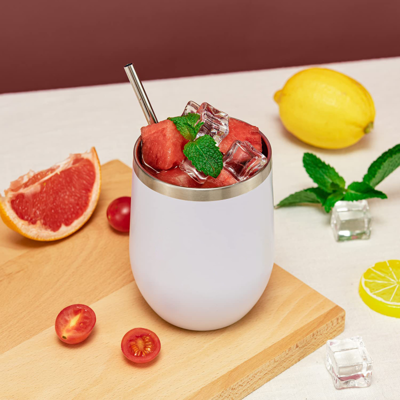 Wholesale 12oz Small Stainless Steel Insulated Egg Wine Cup Mug Vacuum Kids Tumbler