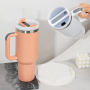 Hot Sale Double Walled Insulated 40oz Tumbler High Quality Custom Cups With Handle