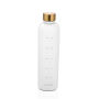 32oz 1L Time Marker Leak Proof Motivational Bicycle Product Sport Frosted Plastic Water Bottle 