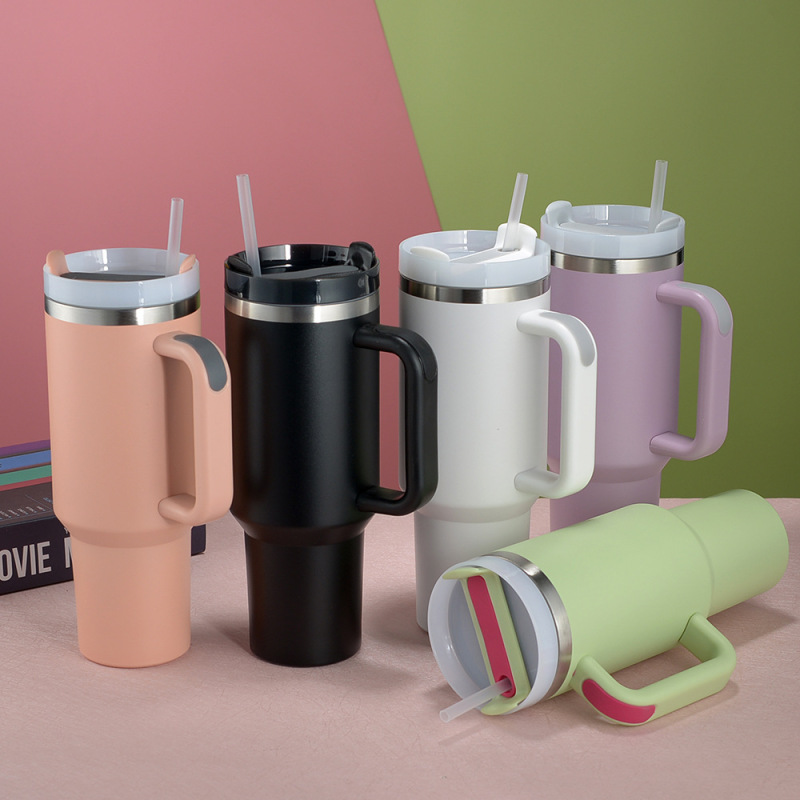 Factory Hot Sale 40oz Stainless Steel Car Cup Keep Warm Coffee Tumbler With Shake Hands