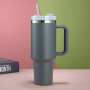 Factory Hot Sale 40oz Stainless Steel Car Cup Keep Warm Coffee Tumbler With Shake Hands