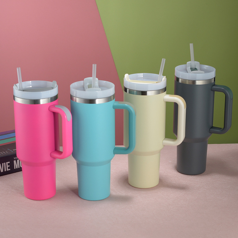 Factory Hot Sale 40oz Stainless Steel Car Cup Keep Warm Coffee Tumbler With Shake Hands