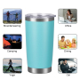 Custom 20/30 oz Vacuum Double Wall Stainless Steel Tumbler Cups Vacuum Insulated Stainless Steel Coffee Tumbler Cups