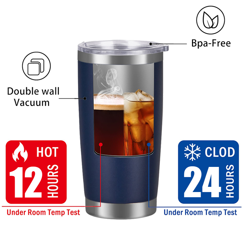 Custom 20/30 oz Vacuum Double Wall Stainless Steel Tumbler Cups Vacuum Insulated Stainless Steel Coffee Tumbler Cups