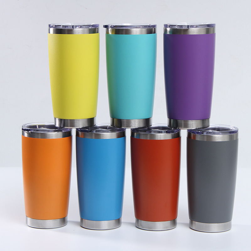 Custom 20/30 oz Vacuum Double Wall Stainless Steel Tumbler Cups Vacuum Insulated Stainless Steel Coffee Tumbler Cups