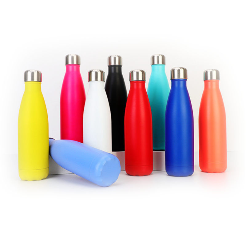 Water Bottle 16 oz Stainless Steel Sports Coke Bottle Insulated Water Cup Custom Logo Insulated Thermal Vacuum Flask Sport