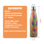 Water Bottle 16 oz Stainless Steel Sports Coke Bottle Insulated Water Cup Custom Logo Insulated Thermal Vacuum Flask Sport
