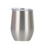 Custom 12oz 350ml stainless steel vacuum egg shaped metal double wall insulated wine tumbler 12 oz colorful cup with sliding lid