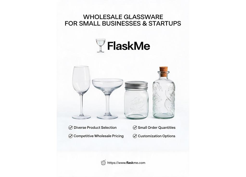 Wholesale glassware suppliers for small businesses and startups?