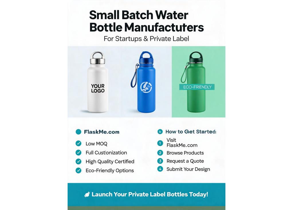 Small batch water bottle manufacturers for startups and private label?