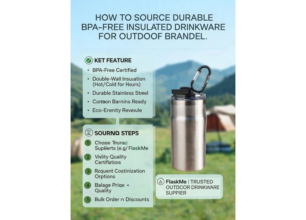 How to source durable and BPA-free insulated drinkware for outdoor brands?