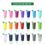 Custom Logo Tumbler Wholesale Bulk 20oz 30oz Insulated Beer Drink Cup Travel Coffe Mug Stainless Steel Tumbler