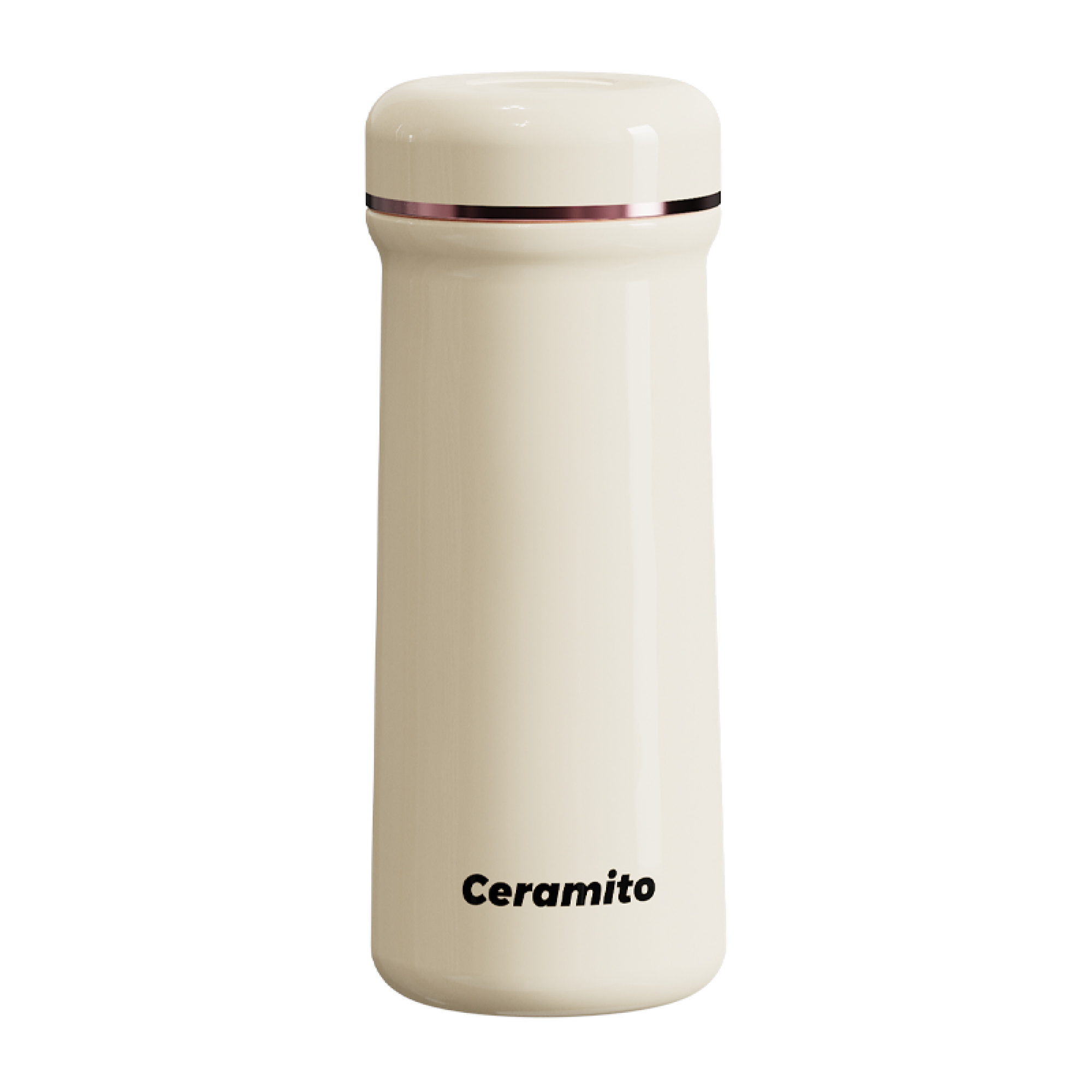 300ML/360ML Ceramic Insulated water bottle with removeable ceramic inner