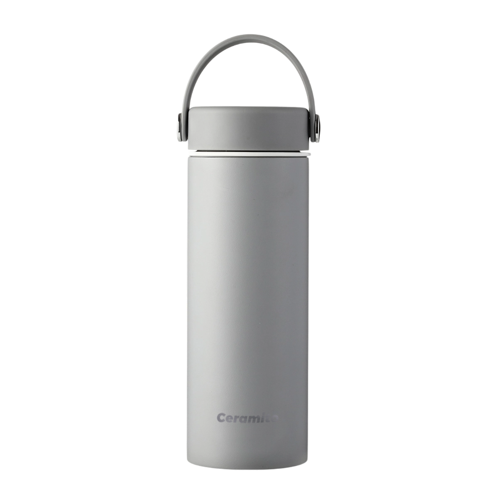 17oz / 500ML Ceramic Insulated water bottle with portable handle