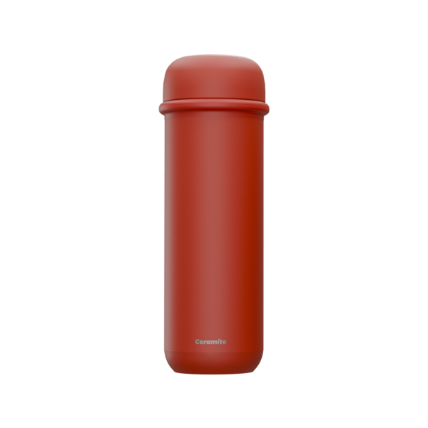 13.5oz / 400ML Ceramic Insulated water bottle with Invisible Silicone Handle