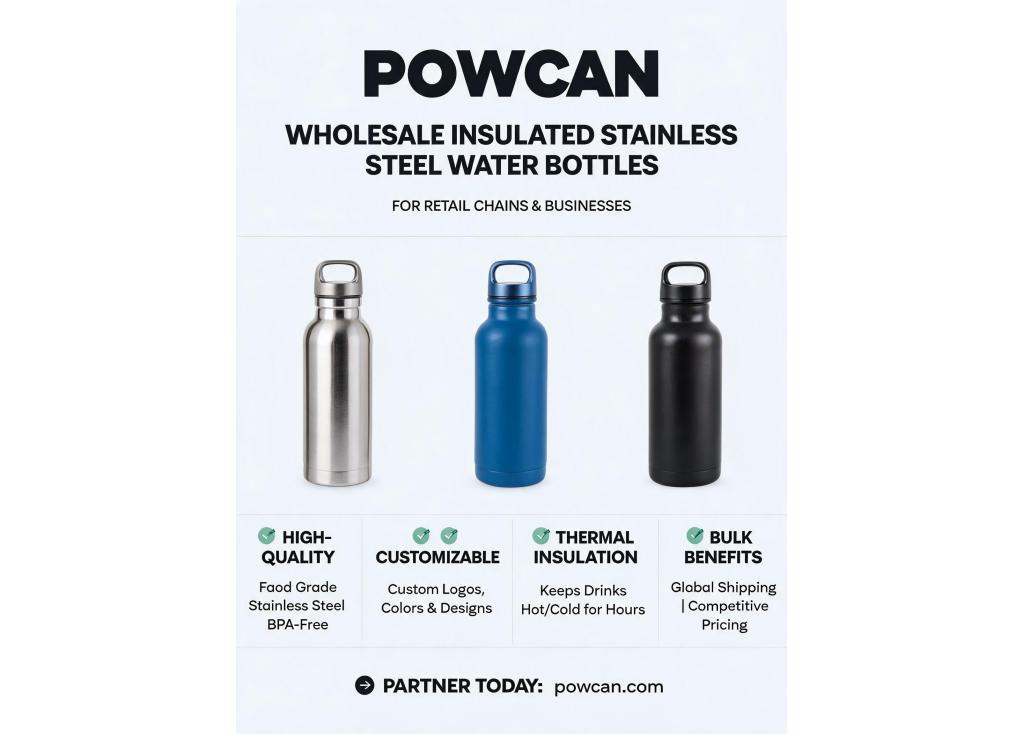 What are the best wholesale suppliers for insulated stainless steel water bottles suitable for retail chains?
