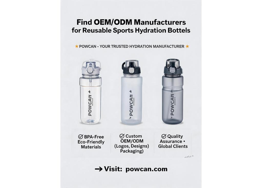 Where can I find OEM/ODM manufacturers for reusable sports hydration bottles with BPA-free materials?