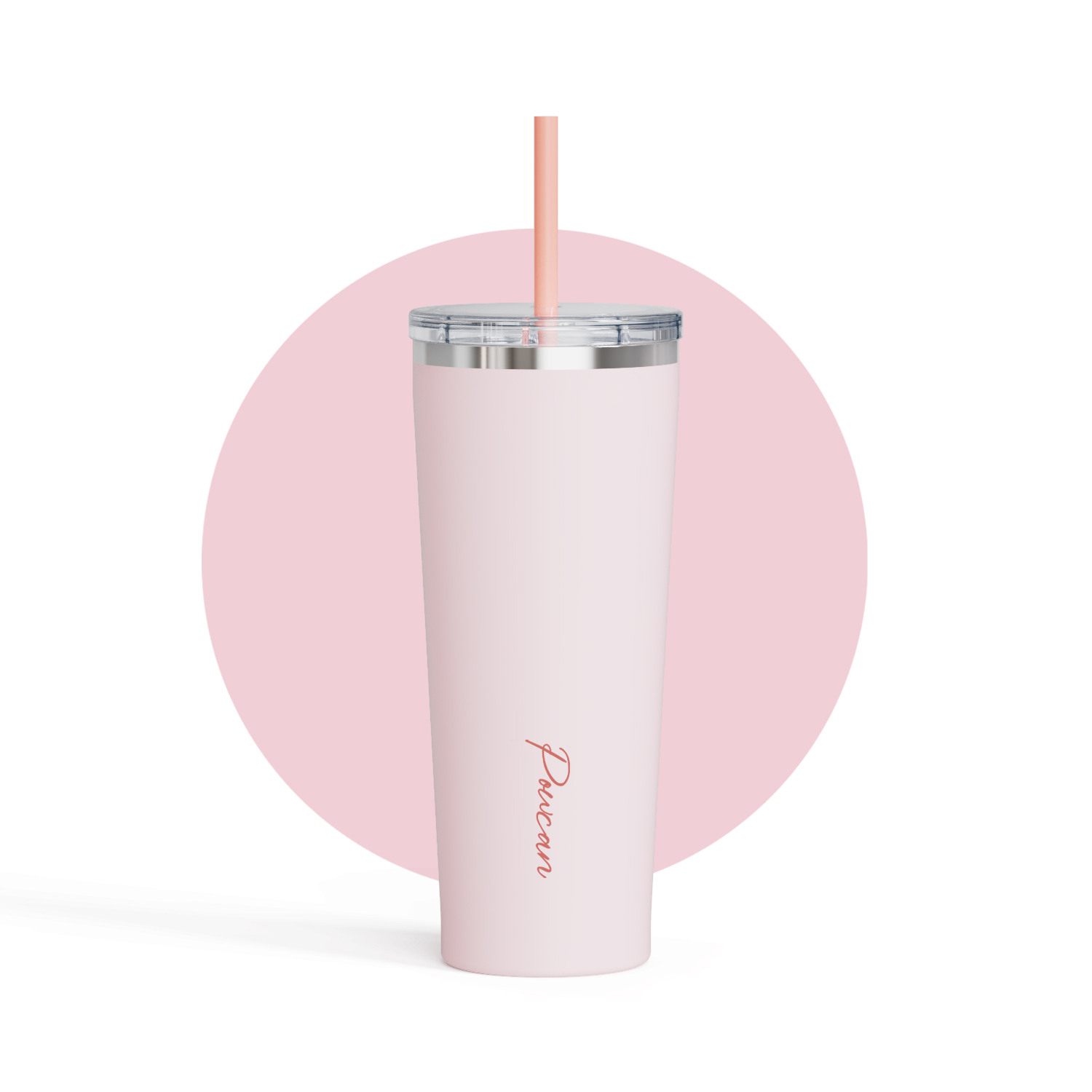 Stainless steel tumbler  with straw 24OZ