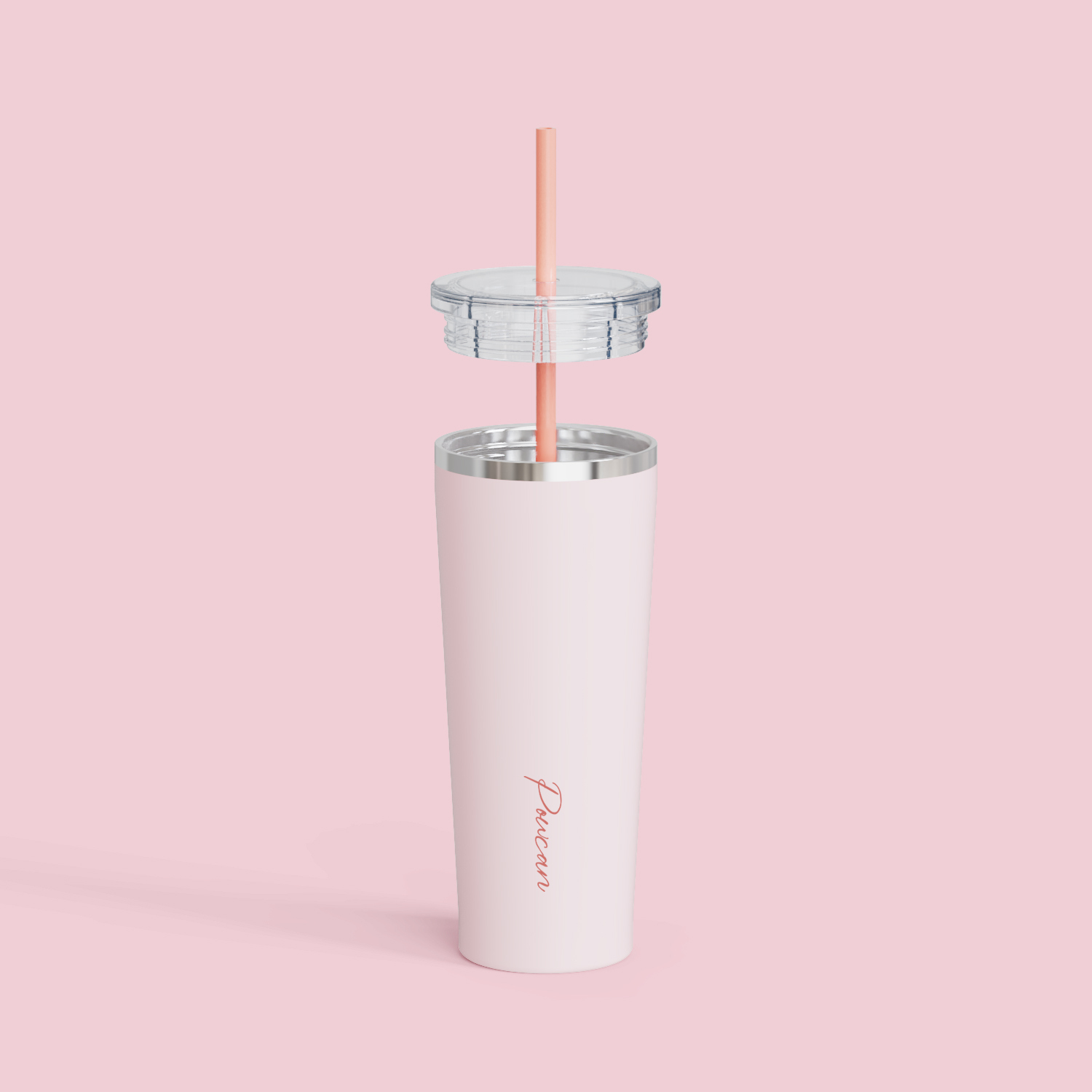Stainless steel tumbler  with straw 24OZ