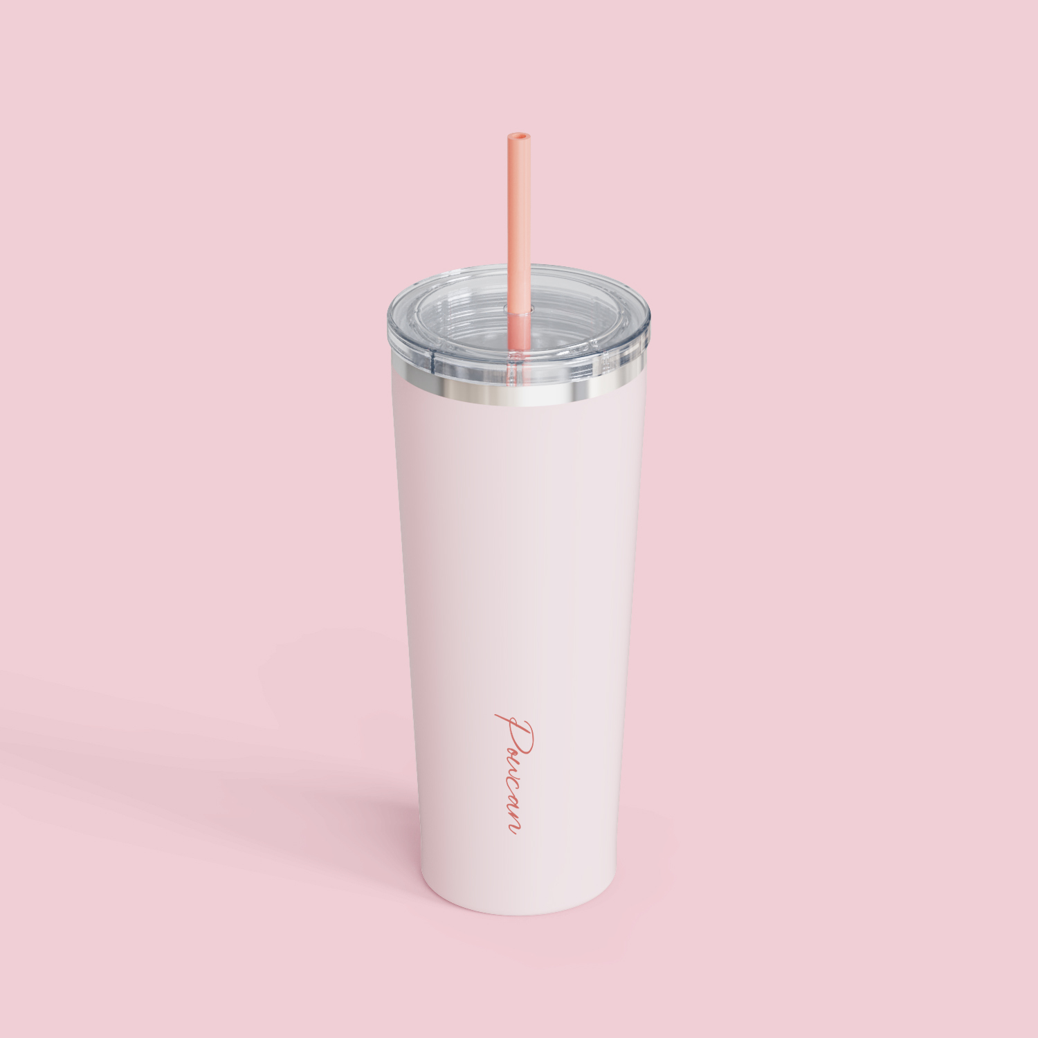 Stainless steel tumbler  with straw 24OZ