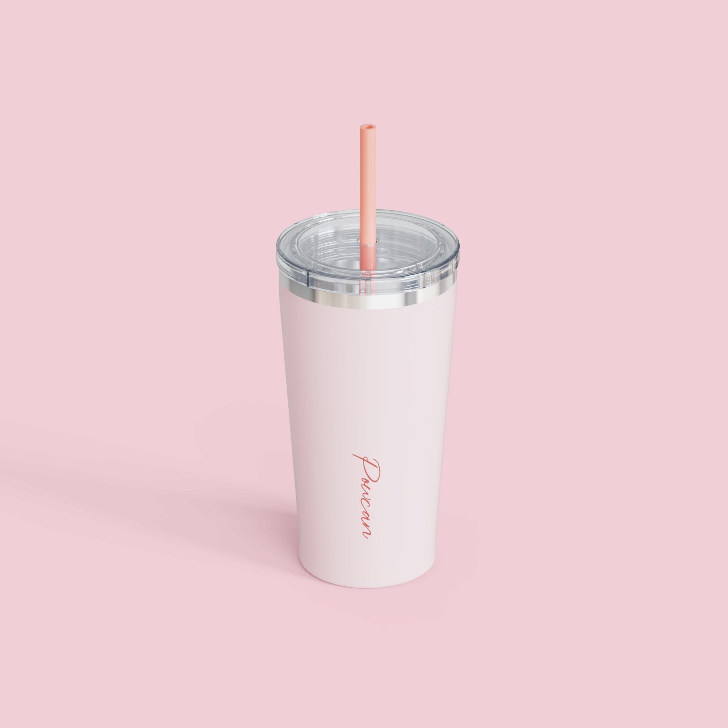 Stainless steel tumbler  with straw 24OZ