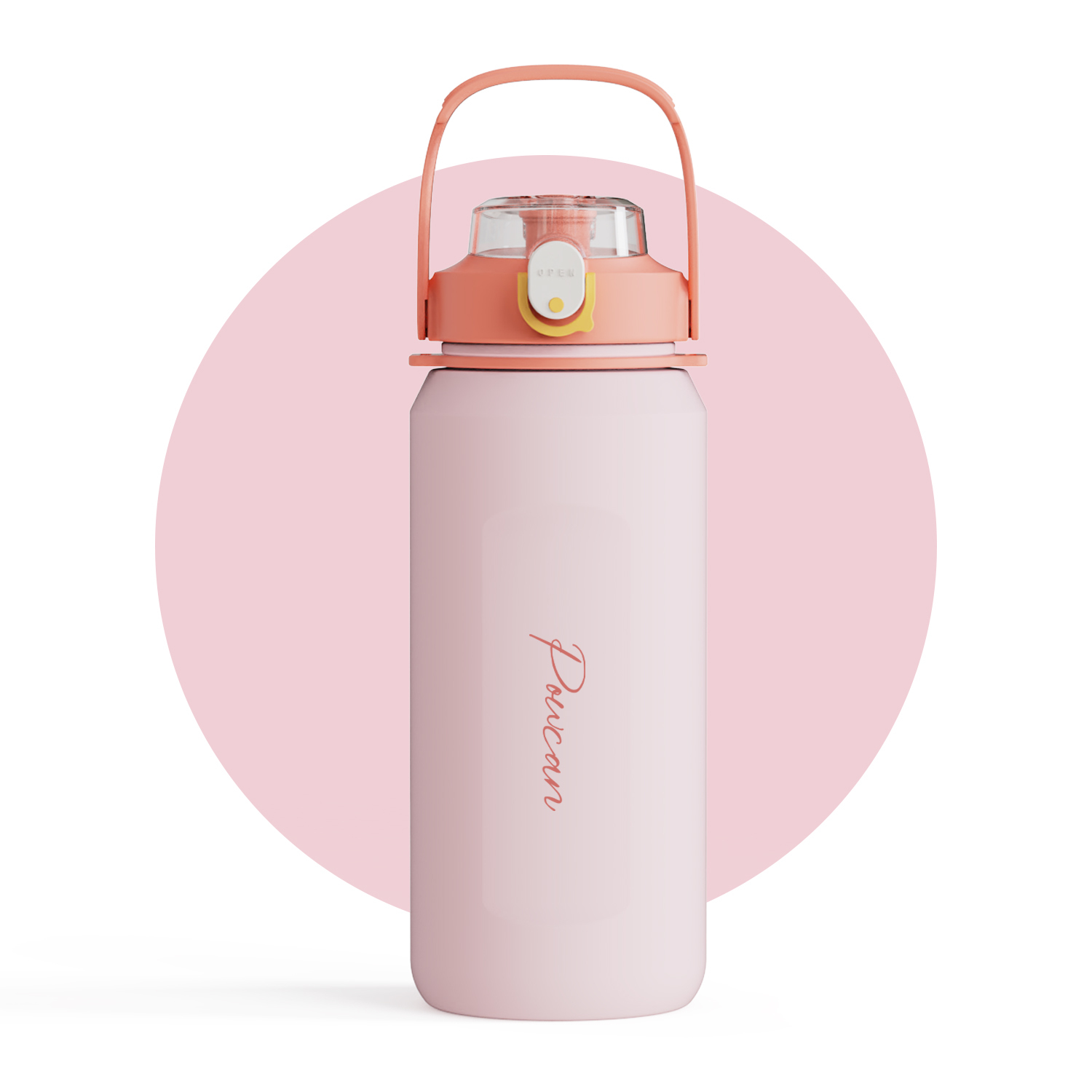 Insulated water bottle with handle 58OZ