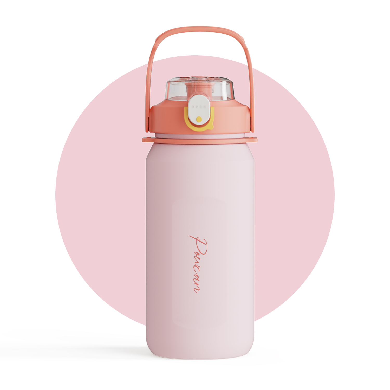 Insulated water bottle with handle 44OZ