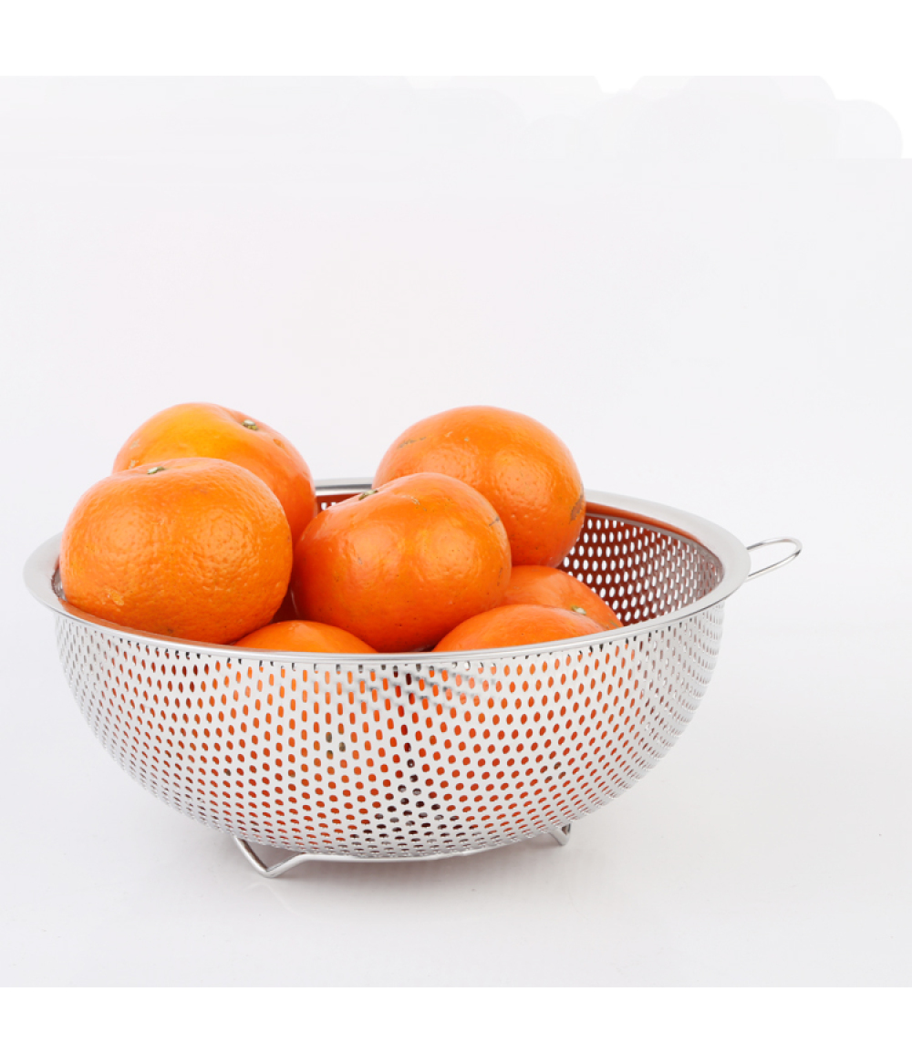 2019 New Hot Sale High Quality Stainless Steel Micro-Perforated Washing Rice Colander