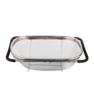 Cheap Kitchen Accessories Stainless Steel Filter Fruit Net Strainer Basket With Hander