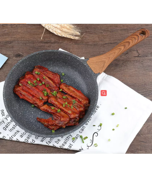 New Design Various Size Aluminum Alloy Marble Coating Non-Stick Fry Pan