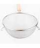 Wholesale Use Comfortable Wooden Handle Stainless Steel Food Kitchen Fine Mesh Strainer