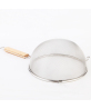 Wholesale Use Comfortable Wooden Handle Stainless Steel Food Kitchen Fine Mesh Strainer
