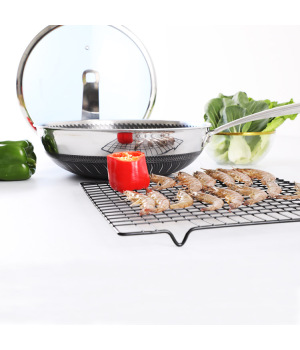 Wholesale Multi-functional 32cm Electric Pizza Nonstick Stainless Fry Pan