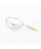 Wholesale Use Comfortable Wooden Handle Stainless Steel Food Kitchen Fine Mesh Strainer
